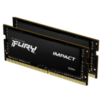 Kingston FURY Impact 32GB 2666MHz DDR4 CL15 SODIMM (2x16GB) 1Gx8