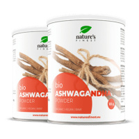 Ashwagandha Prášok Bio | 1+1 Zadarmo | 100% Organický | Zmiernenie stresu | Anti-Aging | Prirodz