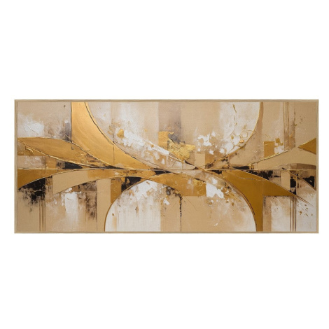 Obraz 150x60 cm Gold Abstraction