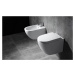 DEANTE Podstavný rám, pre závesné WC misy + SLIM tlačidlo chrom + WC REA Carlo Mini Basic Rimles