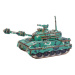 Woodcraft Drevené 3D puzzle Stredný tank