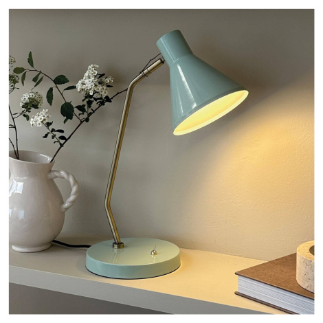 Stolová lampa Dyberg Larsen Sleep, mätovo zelená, výška 43,3 cm