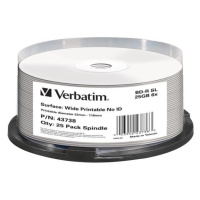 VERBATIM BD-R(25-pack)Blu-Ray/spindle/6x/25GB/Printable/No ID