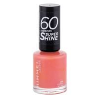 RIMMEL LONDON 60 Seconds lak na nehty Super Shine 406 Coral Blush 8 ml