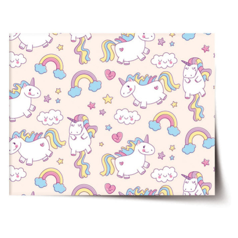 Plagát Jednorožce - 60x40 cm