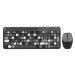 Klávesnica Wireless keyboard + mouse set MOFII 888 2.4G (Black)