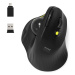 PORT bezdrátová ergonomická myš ERGONOMIC TRACKBALL, 2,4 Ghz & Bluetooth, USB-A/C, černá