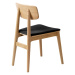Jedálenská stolička v prírodnej farbe Livo – Unique Furniture