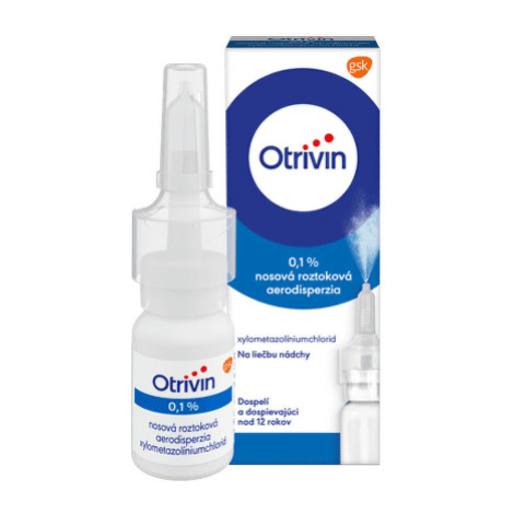 OTRIVIN 0,1 % nosové kvapky na upchatý nos 10 ml