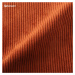 Oranžová menčestrová rohová pohovka (ľavý roh) Sting - Scandic