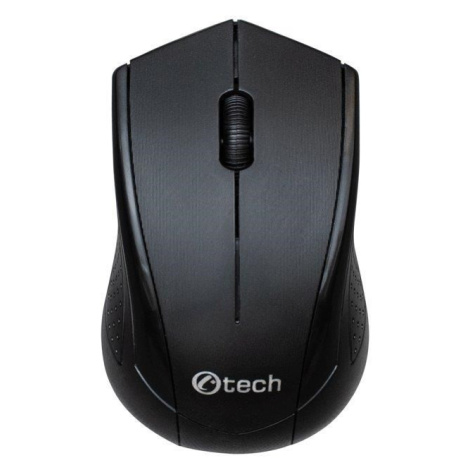 C-TECH myš WLM-07, bezdrôtová, 1200DPI, 3 tlačidlá, USB nano receiver, čierna