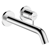 Hansgrohe Tecturis S, páková umývadlová batéria EcoSmart+ pod omietku s výtokom 225 mm, chrómová