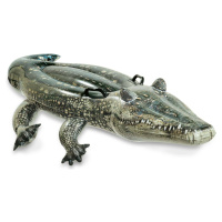Intex 57551 Nafukovací realistický krokodíl s držadlami