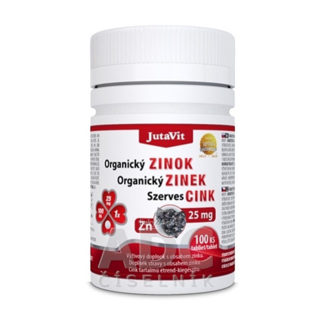 JutaVit Organický Zinok 25 mg