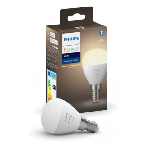 Philips Hue White Luster Bluetooth žiarovka LED E14/P45 5,5 W 470lm