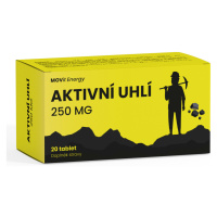 MOVIT ENERGY Aktívne uhlie 250 mg 20 tabliet