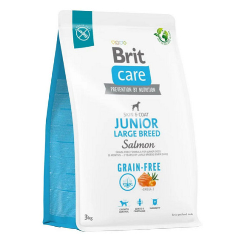 Brit Care Grain-free Junior Large Breed Salmon 3 kg