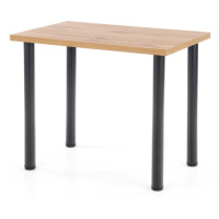 Sconto Jedálenský stôl MUDIX 2 dub wotan/čierna, 90x60 cm
