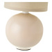 Béžová keramická stolová lampa s textilným tienidlom (výška  24,5 cm) – Casa Selección
