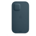 APPLE iPhone 12 | 12 Pro Leather Sleeve with MagSafe - Baltic Blue