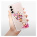 Odolné silikónové puzdro iSaprio - Lady Giraffe - Samsung Galaxy S22 5G