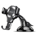 Držiak Baseus Osculum gravitational phone holder (black + silver) (6953156268777)