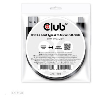 Kábel USB Club3D 3.2 Kábel Gen1 Type-A na Micro USB M/M, 1 m