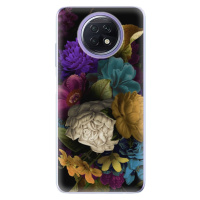 Odolné silikónové puzdro iSaprio - Dark Flowers - Xiaomi Redmi Note 9T