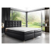 Expedo Čalúnená posteľ boxspring MARIANA + topper, 160x200, madryt 920