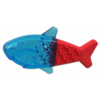 Hračka Dog Fantasy žralok chladiaci červeno-modrá 18x9x4cm
