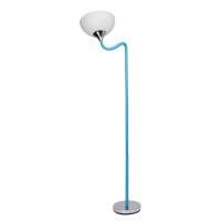 Stojací lampa LUCIE 30 cm chromová/modrá/bílá