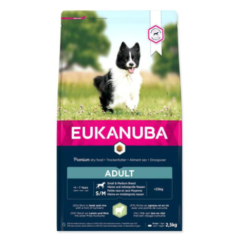 EUK ADULT SMALL & MEDIUM LAMB 2,5KG