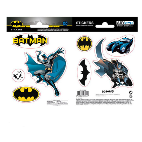 Abysse Corp DC Comics Batman and Logo Nálepky 2-Pack (16 x 11cm)