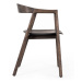 Hnedá jedálenská stolička z dubového dreva Muna – Gazzda