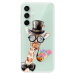 Odolné silikónové puzdro iSaprio - Sir Giraffe - Samsung Galaxy S23 FE