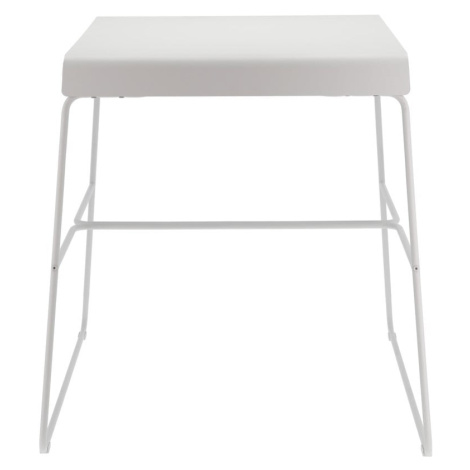 Biely kovový jedálenský stôl 58x75 cm A-Café – Zone