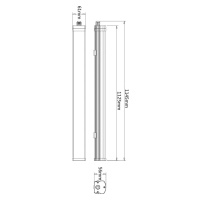 Tri Proof Motion LED lampa odolná voči vlhkosti, 114,5 cm