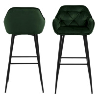 Barová stolička Brooke zelená