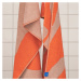 Oranžové/svetlohnedé uteráky v súprave 2 ks z Bio bavlny 50x90 cm Nova Arte – Mette Ditmer Denma