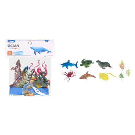 Zvieratká figúrky morský svet 6 ks set 10 cm