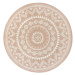Kusový koberec Celebration 105505 Valencia Ivory kruh - 200x200 (průměr) kruh cm Hanse Home Coll