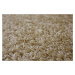 Kusový koberec Color shaggy béžový kytka - 160x160 kytka cm Vopi koberce