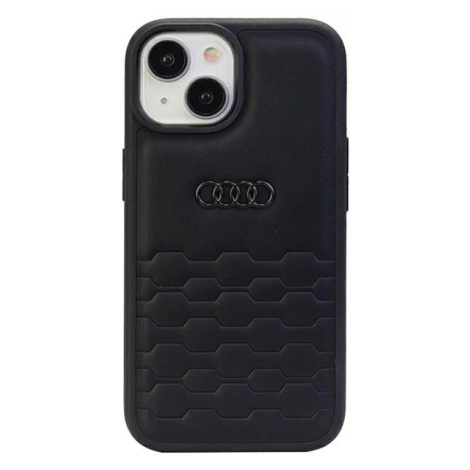 Kryt Audi GT Synthetic Leather iPhone 15 Plus 6.7" black hardcase (AU-TPUPCIP15M-GT/D2-BK)