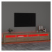 vidaXL TV skrinka s LED svetlami dub sonoma 240 x 35 x 40 cm