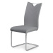 HALMAR K224 jedálenská stolička sivá / chróm