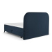 Tmavomodrá boxspring posteľ s úložným priestorom 160x200 cm Eclipse – Cosmopolitan Design