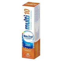 REVITAL Multi 10 vitamínov + vláknina 20 šumivých tabliet