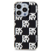 DKNY PC/TPU Checkered Pattern Zadný Kryt pre iPhone 15 Pro Max Black