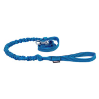 MANMAT Pletené vodítko pre psov s amortizérom modrá 230 cm