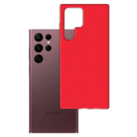 Odolné puzdro na Samsung Galaxy S23 Ultra 5G S918 3MK Matt TPU červené